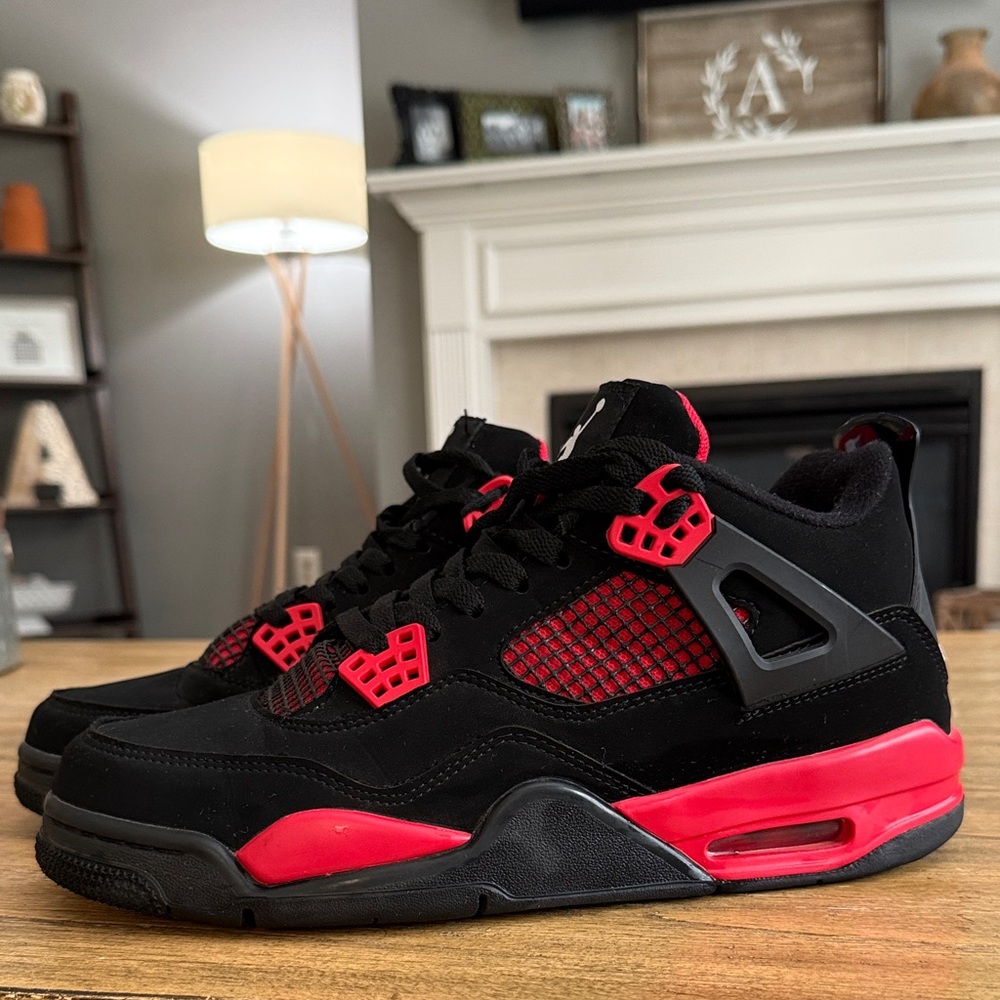 Black and Red Sneakers